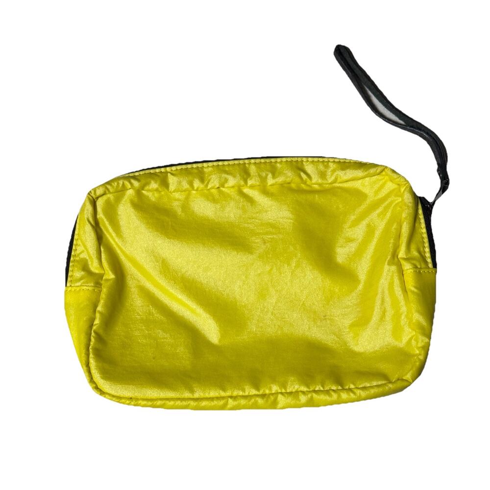 Nike Travel Pouch Bag With Outside Zipper Pocket 9”x6” Yellow Retro Sports - Picture 3 of 8